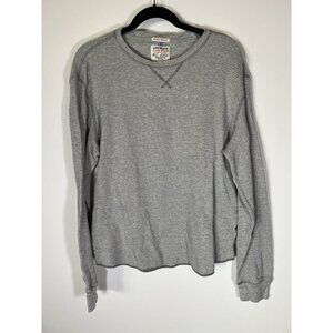 Lucky Brand Lived In Thermal gray waffle knit tshirt L handcrafted California